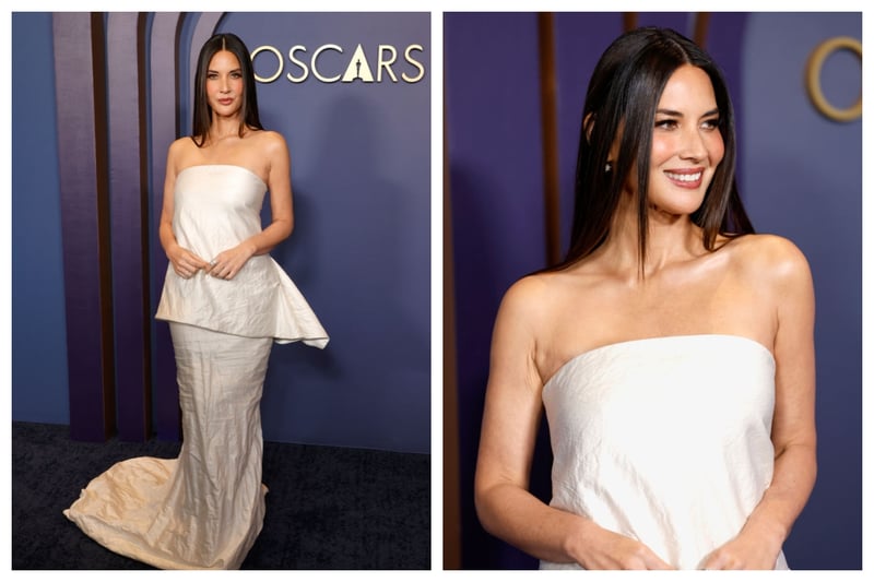 Somebody pass Olivia Munn's stylist an iron as her dress was badly creased!
