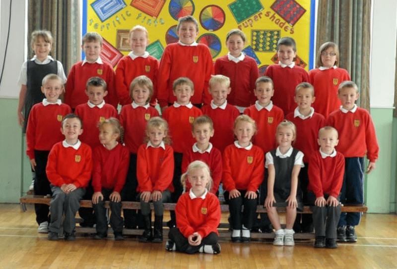 Mrs Rennie and Mrs Davies's classes pictured 16 years ago at Biddick Hall. 