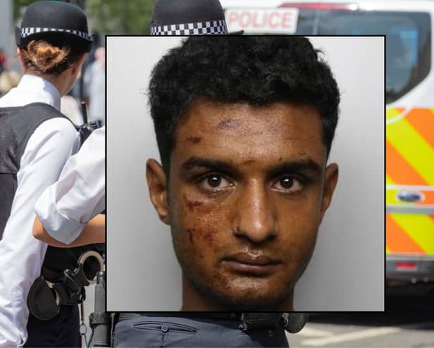 Police officers from the force attended the ‘immigration hotel’ where the defendant, Qudrat Timori (pictured), was residing on September 29, 2023, after receiving reports that a fight had broken out there, Sheffield Crown Court heard