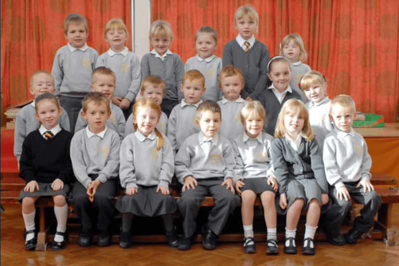 Mrs Gayle Cokill's reception class at Toner Avenue Primary. Recognise anyone? 