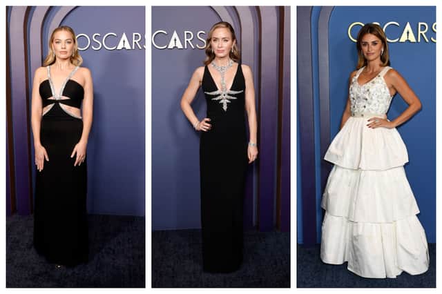 Although Margot Robbie and Emily Blunt wore very similar dresses to the Governors Awards, they still impressed on the fashion front, whilst Penelope Cruz's Chanel gown was a fashion miss.