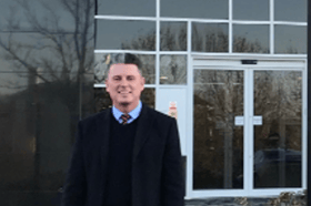 SSB Law director Wesley Bower at the firm's headquarters at Victoria Quays, Sheffield.