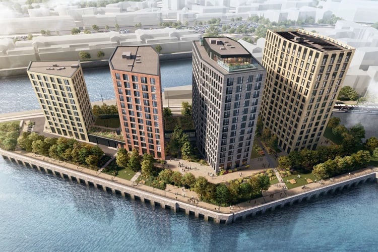 This £80 million development in Leith will create 373 homes, alongside two commercial units, on the waterfront. Phase one is due for completion by July 2025, with phase two following early the next year.