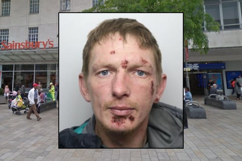 A broad-daylight robbery was carried out by Dale Glover near to Sainsbury’s on The Moor, after he watched his victim withdraw £100 from the Halifax cashpoint, Sheffield Crown Court heard.
Glover subsequently attempted to run off and escape with the complainant’s money; but kind-hearted Sheffielders who were present when the robbery was carried out on the busy shopping street refused to let him get away. 
Judge Richardson said: "You were pursued by courageous and very public spirited individuals who intervened, first to chase you, and second to trip you up as you tried to make good your escape. These members of the public are to be commended for their public spiritedness." (October 31, 2024 - full story: https://www.thestar.co.uk/news/crime/dale-glover-sheffield-crown-court-kind-hearted-sheffielders-refuse-to-let-robber-escape-after-he-targeted-vulnerable-man-on-the-moor-4473558)
