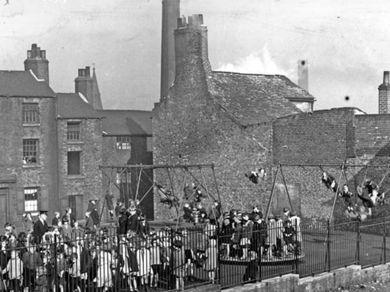 Furnace Hill Playground, in Netherthorpe, Sheffield, 
which opened in 1933