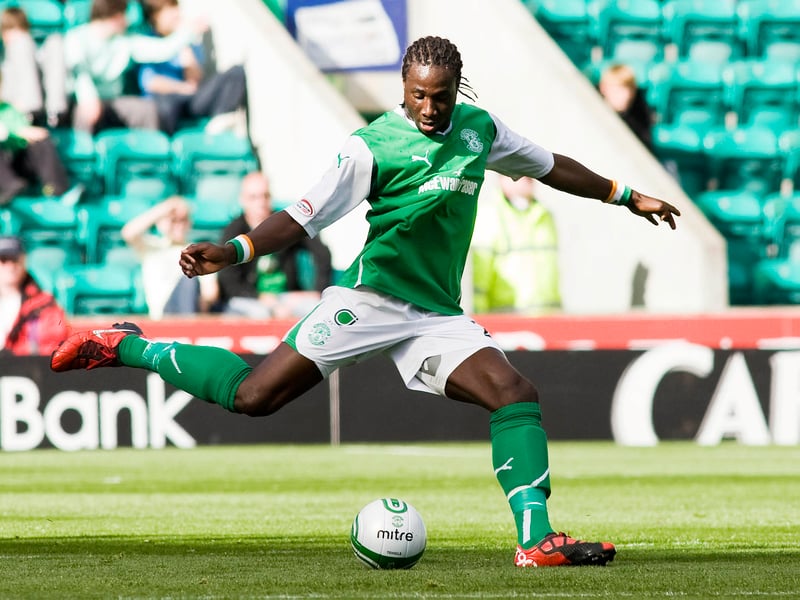 The French-born Ivorian defender played three years at Easter Road from 2008-2011