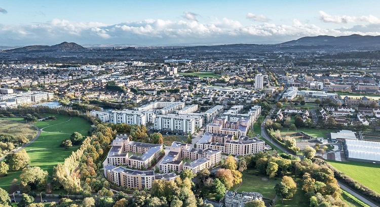 These 444 homes are part of the Granton Waterfront Regeneration Project and are set to be completed by the end of 2024.