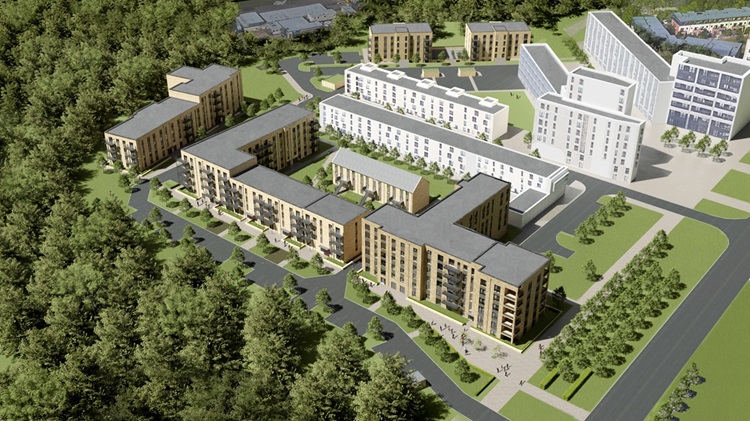 The latest phase in this Granton development is yet to receive planning permission. If it goes ahead it will comprise 211 homes.