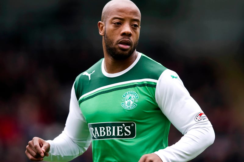The Ghanian forward featured at Easter Road in his last season in professional football from 2011-2012. He scored 12 goals for the international side. 