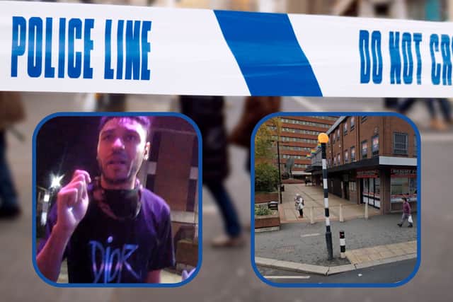 Launching a public appeal today (Thursday, January 11, 2024), a South Yorkshrie Police spokesperson said: "It is reported that on 30 December 2023 at 3.50am a man approached queue barriers outside Dempseys on Hereford Street in Sheffield and used homophobic and derogatory language towards a man