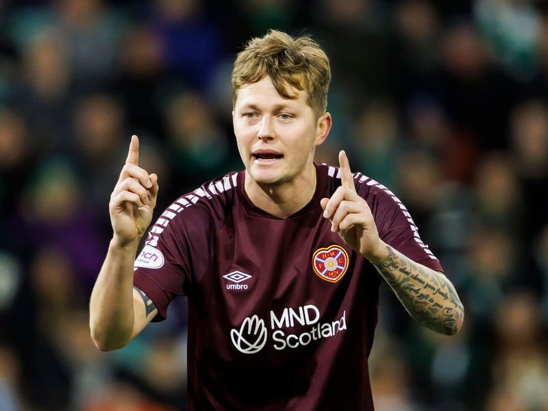 8/10 Easily Hearts' best signing of last summer. A centre-back who is commanding in the air and strong on the ground. Defensive improvement has a lot to do with his arrival from Peterborough United.