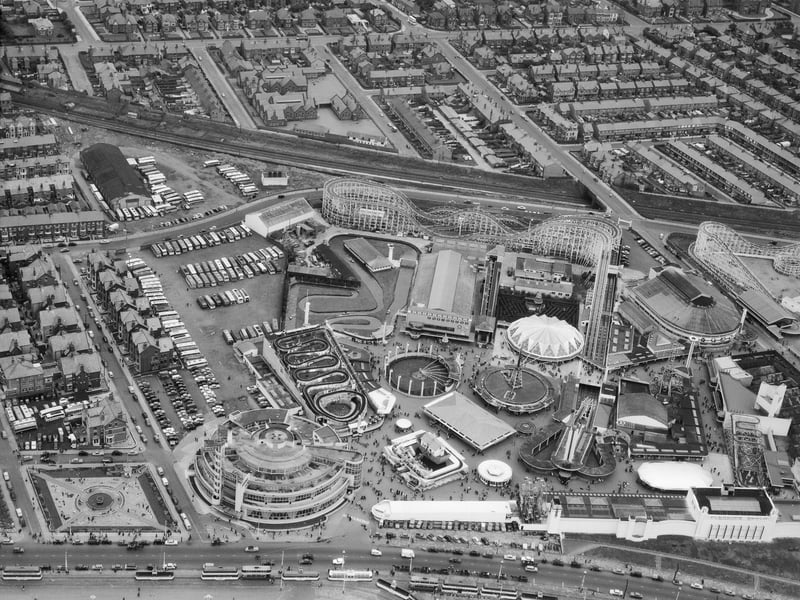 Blackpool Pleasure Beach in 1959. Did you know it was used as inspiration for the first Disneyland at Anaheim, California? (Photo by English Heritage/Heritage Images/Getty Images)