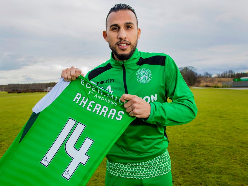 Featuring for both Edinburgh sides, Rherras made just one appearance for Hibs in 2018, spending time on loan at Easter Road.