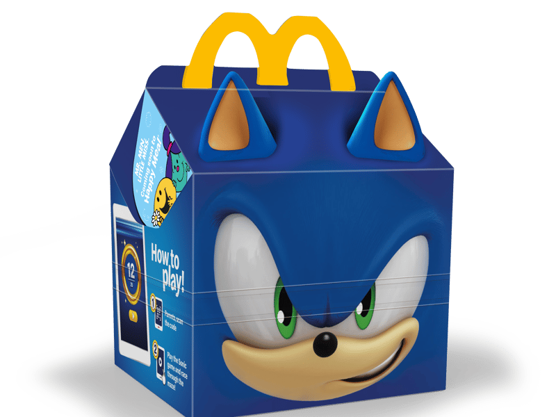 Check out the new Sonic the Hedgehog toys you can get at McDonald's