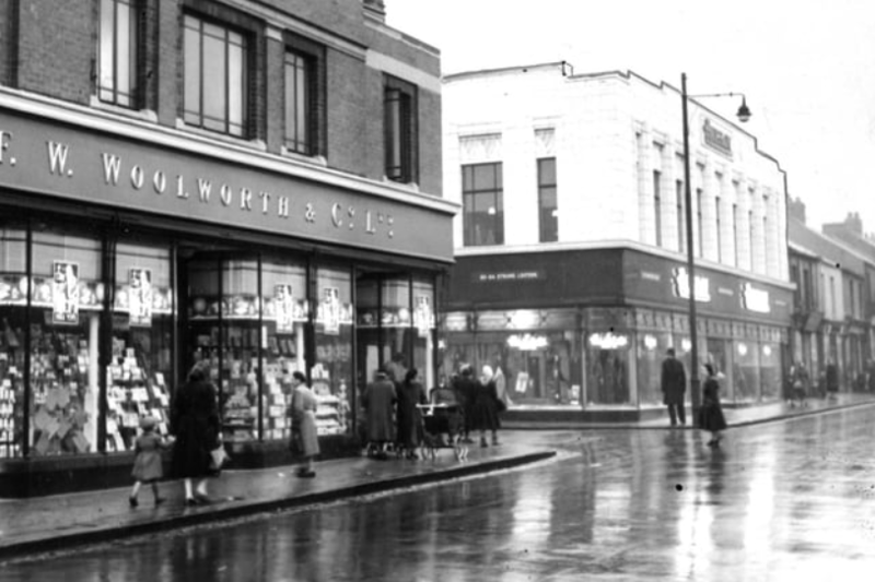 Woolworths is pictured in this nostalgic scene but who can guess the year of the photo?