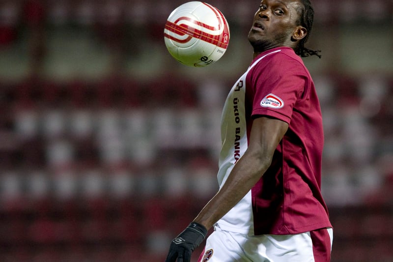 From 2008-12, Obua played left-back and left-wing for the Jambos and made 58 international appearances for Uganda. 
