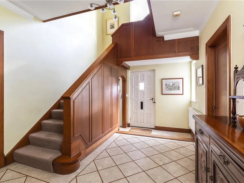 Enter into this beautiful entrance hallway.
