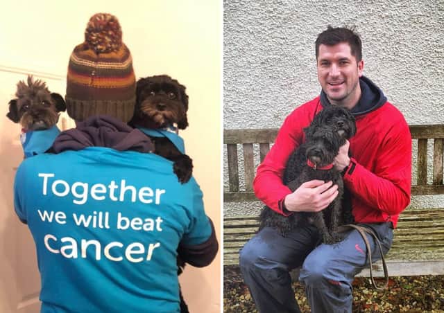William fundraised £3,000 through sponsored dog walks for Cancer Research UK, before turning his efforts to writing.