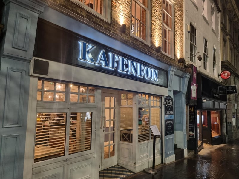Kafeneon on the Bigg Market was also awarded a five star rating in June.