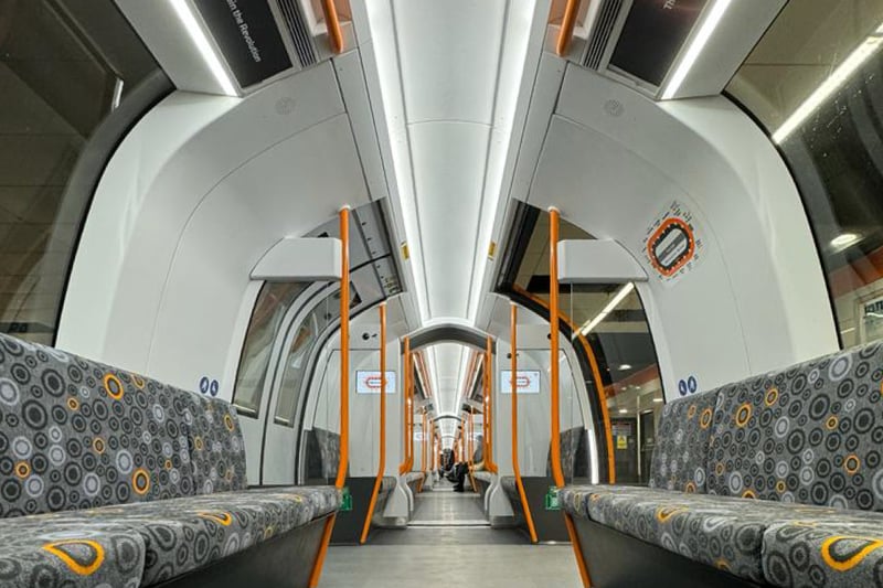The new trains are the same length and size as the existing ones but are now a four-car set, as opposed to the current three-car set, with open gangways to maximise the space available. 