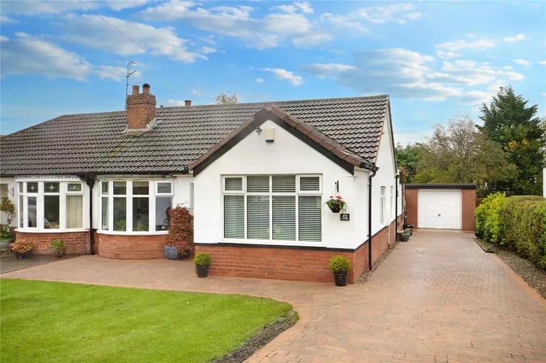 A charming bungalow on Whinfield in Adel is for sale for £600,000.
