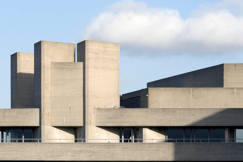 One opinion of the South Bank's National Theatre  was that it looks like a car park, which tells you everything. The 1976 brutalist building is not for everyone. 