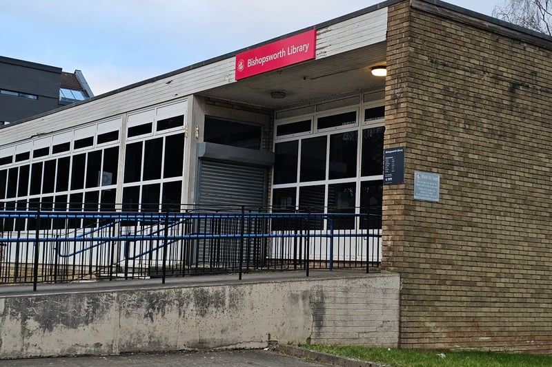 The Bishopsworth library is located next to the entrance in St Peter's Rise and is open Mondays from 1pm to 7pm and Wednesdays to Saturdays from 11am to 5pm.
