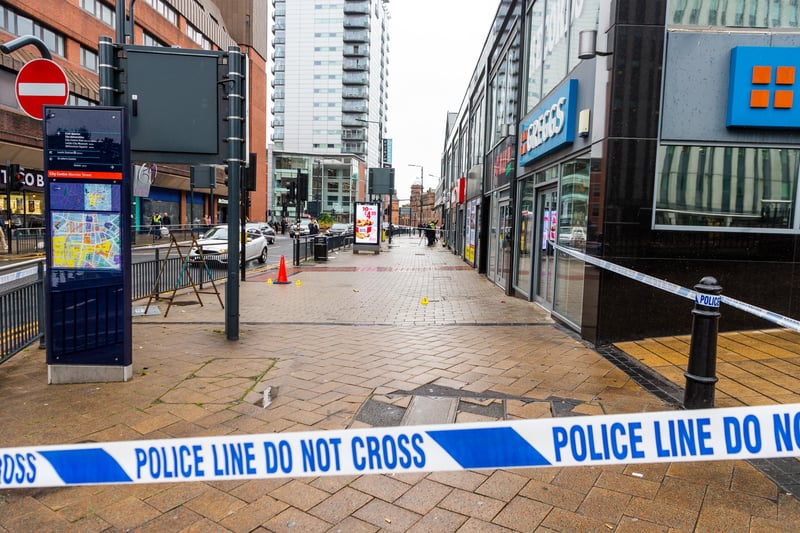 Leeds city centre recorded 347 robberies between December 2022 and November 2023
