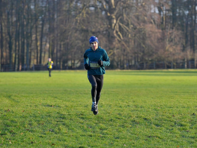 Alastair Willett of Skipton, winner of male 5K