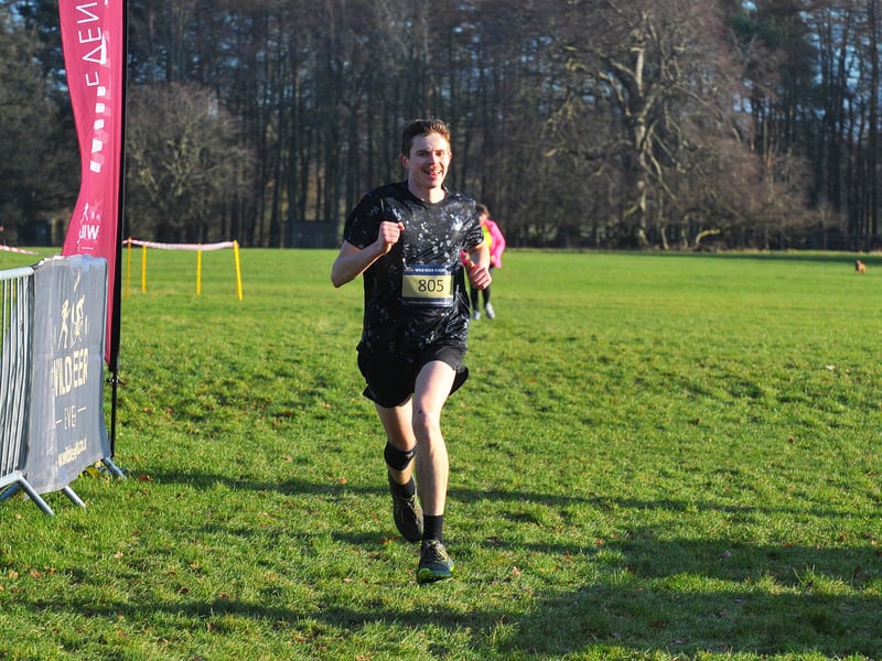 Sam Lister of Stockton, the winner of the male 10k