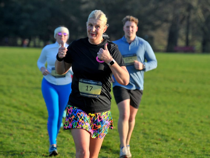 Runners on the course