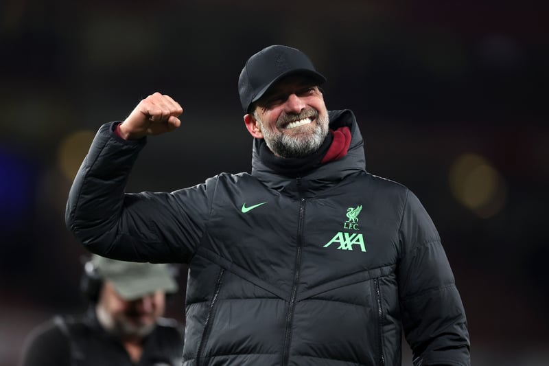 Jurgen Klopp is predicted to win a second Premier League title on goal difference.