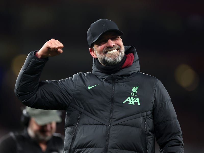 Jurgen Klopp is predicted to win a second Premier League title on goal difference.