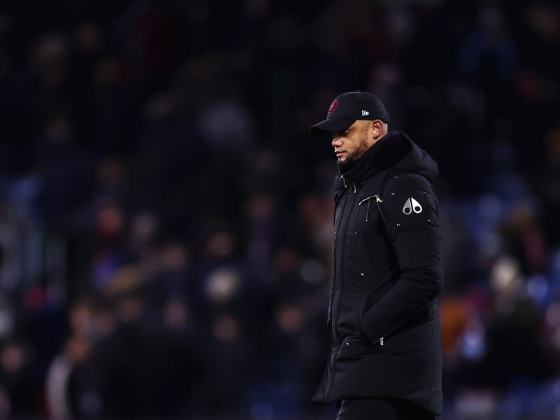 Instant relegation looks likely for Vincent Kompany's side.