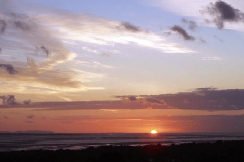 Thurstaston Common is ideal for watching the sunset, with views of the River Dee Estuary. 