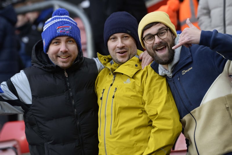 Owls fans who made the long journey to the South Coast and St Mary's to face Southampton.