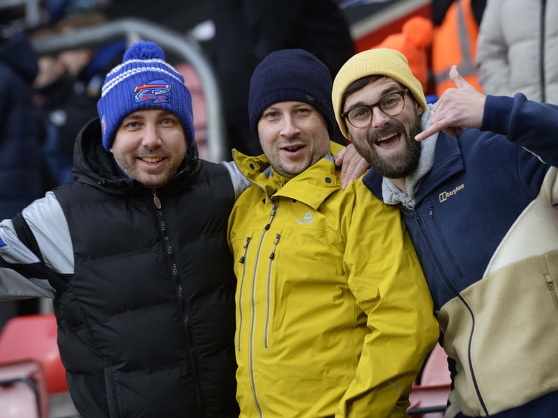 Owls fans who made the long journey to the South Coast and St Mary's to face Southampton.