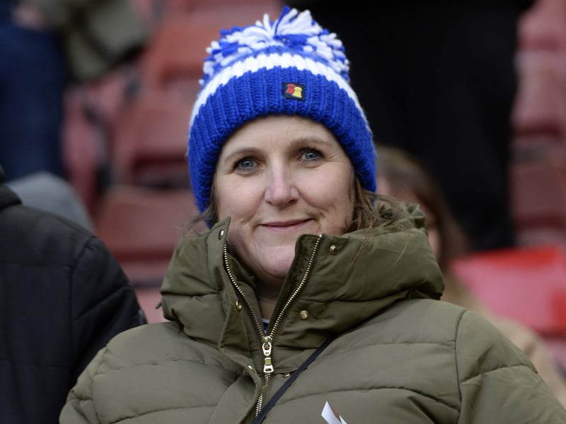 Owls fans who made the long journey to the South Coast and St Mary's to face Southampton.