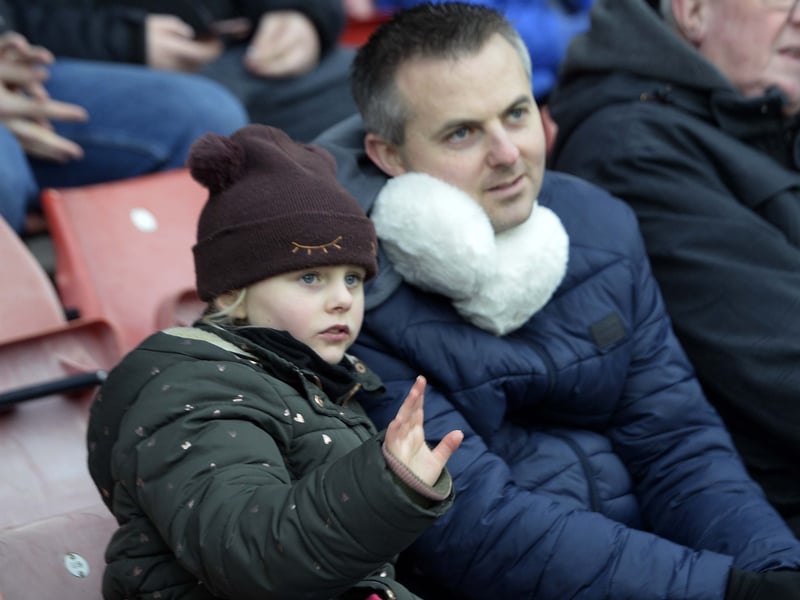 Owls fans who made the long journey to the South Coast and St Mary's to face Southampton.