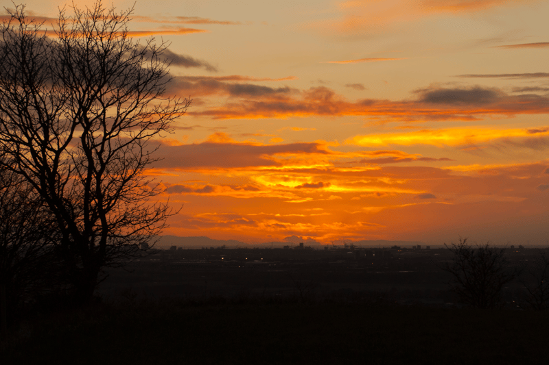 Billinge Hill is Merseyside's highest point, offering unparalleled views of the sun rising and setting.