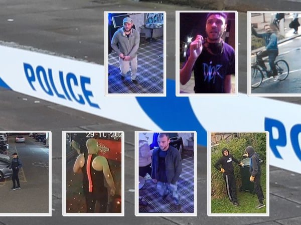 Police want to speak to the people in the CCTV pictures in the gallery, and are now publishing their pictures.