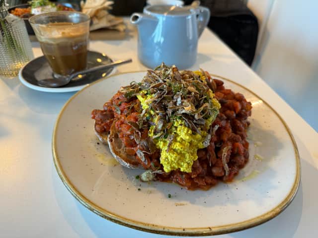 The Beans on Toast with scrambled tofu was also tried at South Street Kitchen, and given a thumbs up.