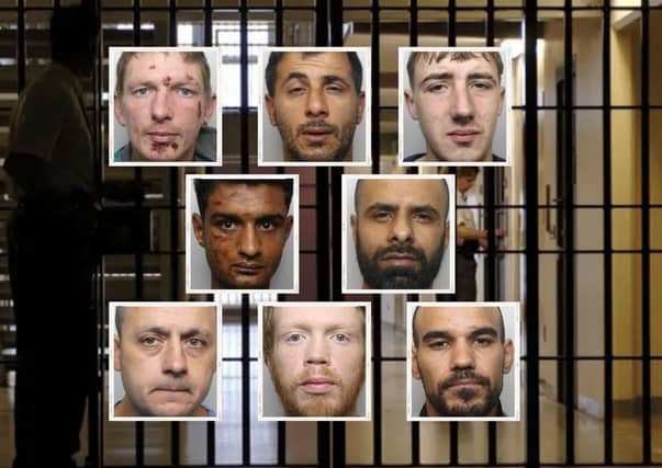 Top row, left to right: Dale Glover; Ako Hussain Pur; Troy Wildin. Middle row, left to right: Qudrat Timori; Mohammed Latif. Bottom row, left to right: Colin Shaw; Taylor Blackburn; Jahmaine Watson