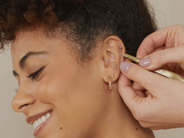 Giselle Boxer set up a business selling ‘ear seeds’ - tiny beads, based on acupuncture principles, which are applied to the ear to stimulate nerve endings.
