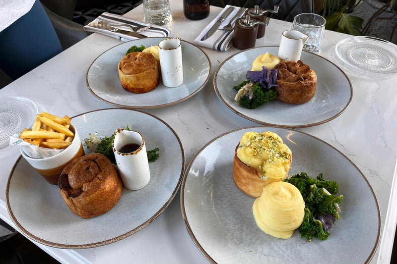 The four classic pies on offer at The Black Friar include minced aged beef and root vegetable, chicken and pancetta, cheese and potato and a fish pie. They also now offer sharing pies for four people, they cost £65 and must be ordered in advance.