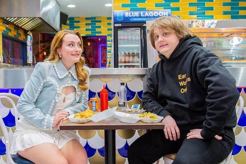 Blue Lagoon played host to Lewis Capaldi's appearance on the popular YouTube series, Chicken Shop Date with guest Amelia Dimoldenberg. 
