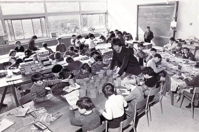 File pictures shows a Sheffield classroom in days gone by.