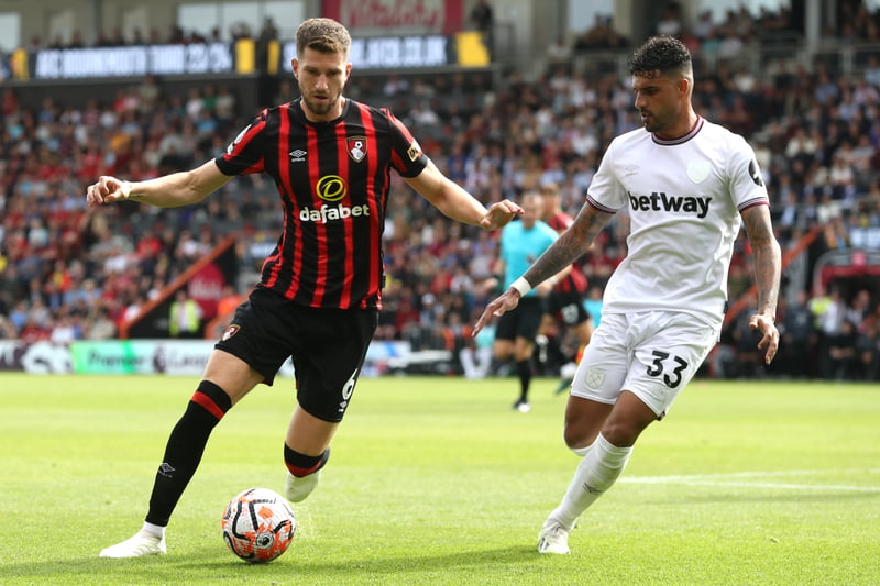 Has become a Bournemouth stalwart with over 100 appearances for the club since joining from Brentford in 2019.