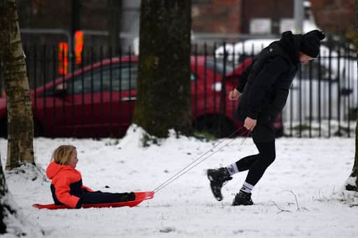 It's a snow day for some children in Lancashire as schools close due to the weather