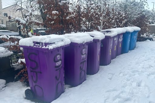 Bin Collections have been affected due to the snowfall.